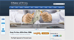 Desktop Screenshot of amatterofmoney.com